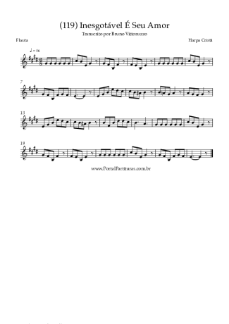 Harpa Cristã  score for Flute