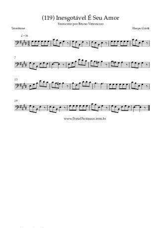 Harpa Cristã  score for Trombone