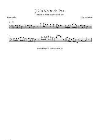 Harpa Cristã  score for Cello