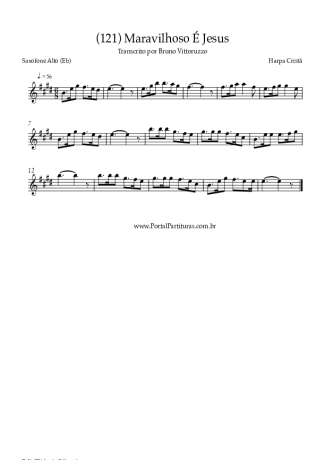 Harpa Cristã  score for Alto Saxophone