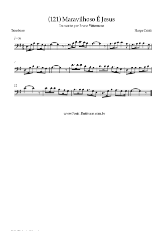 Harpa Cristã  score for Trombone