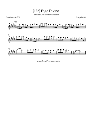 Harpa Cristã  score for Alto Saxophone