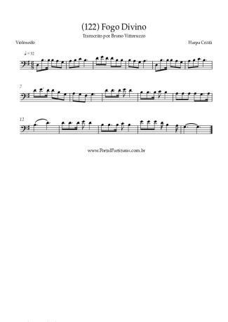 Harpa Cristã  score for Cello