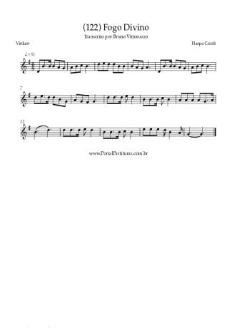 Harpa Cristã  score for Violin