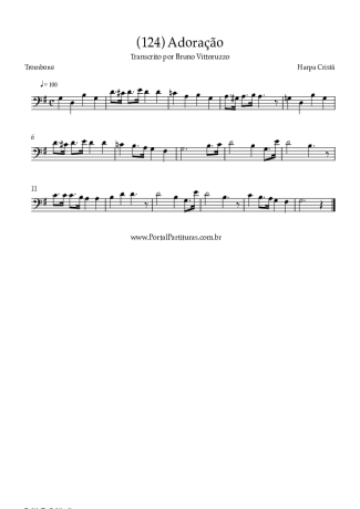 Harpa Cristã  score for Trombone