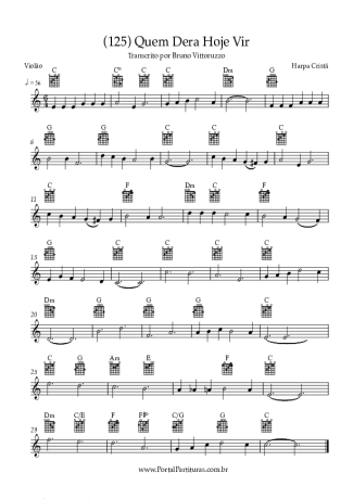 Harpa Cristã  score for Acoustic Guitar