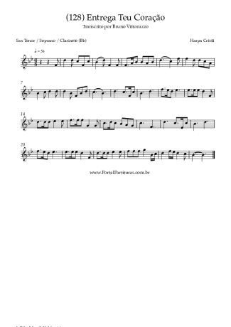 Harpa Cristã  score for Clarinet (Bb)