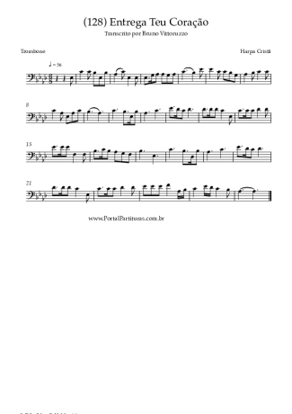 Harpa Cristã (128) Entrega Teu Coração score for Trombone