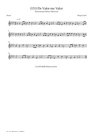 Harpa Cristã  score for Flute