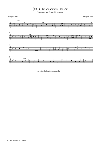 Harpa Cristã  score for Trumpet