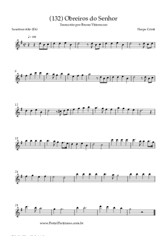 Harpa Cristã  score for Alto Saxophone
