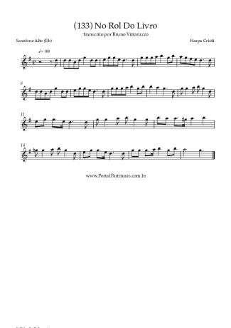 Harpa Cristã  score for Alto Saxophone