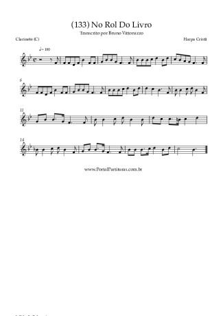 Harpa Cristã (133) No Rol Do Livro score for Clarinet (C)