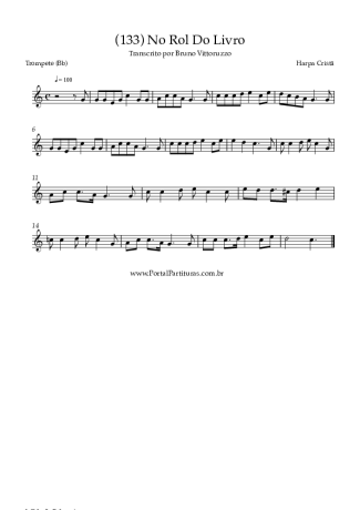Harpa Cristã (133) No Rol Do Livro score for Trumpet