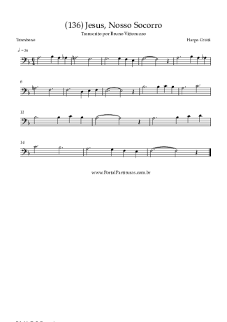 Harpa Cristã  score for Trombone