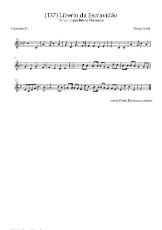 Harpa Cristã  score for Clarinet (C)