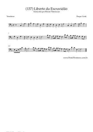 Harpa Cristã  score for Trombone