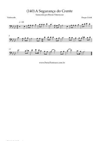 Harpa Cristã  score for Cello