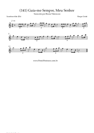 Harpa Cristã  score for Alto Saxophone