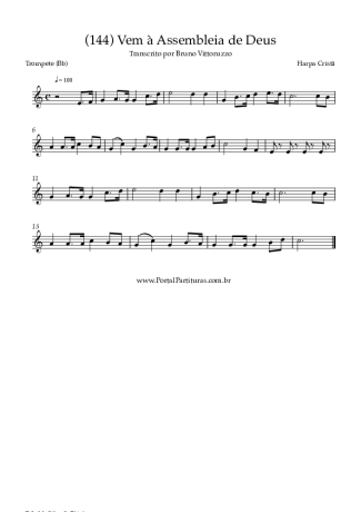 Harpa Cristã  score for Trumpet