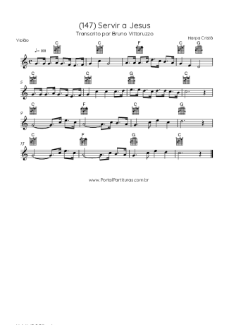 Harpa Cristã  score for Acoustic Guitar