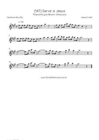 Harpa Cristã  score for Alto Saxophone