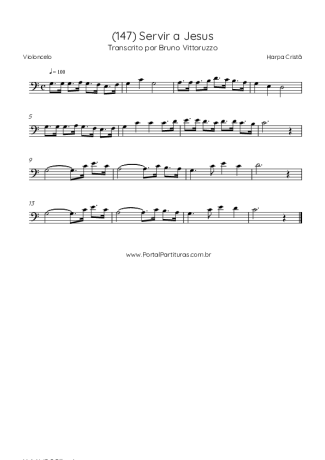 Harpa Cristã  score for Cello