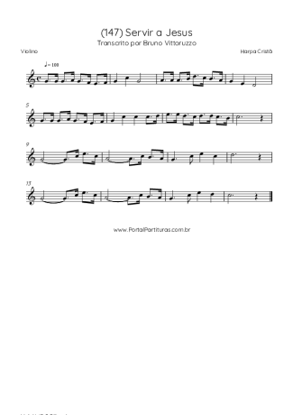 Harpa Cristã  score for Violin