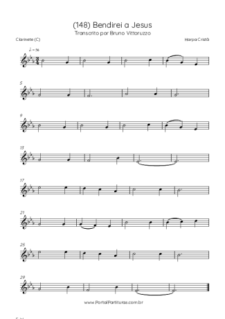 Harpa Cristã  score for Clarinet (C)