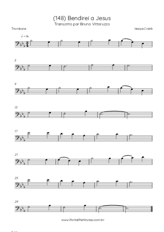 Harpa Cristã  score for Trombone