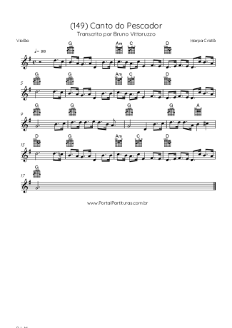 Harpa Cristã (149) Canto Do Pescador score for Acoustic Guitar