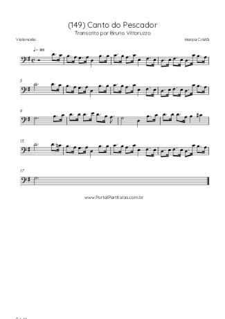 Harpa Cristã (149) Canto Do Pescador score for Cello