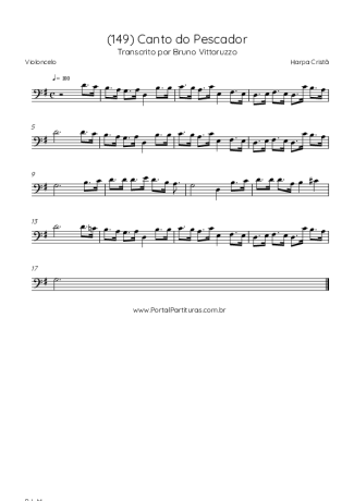 Harpa Cristã  score for Cello