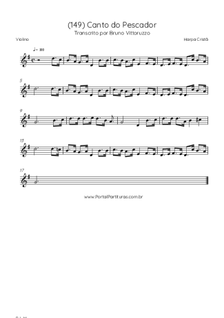 Harpa Cristã  score for Violin