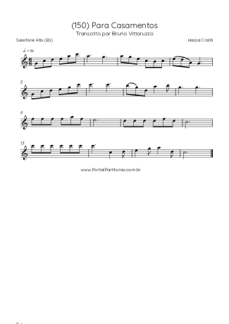 Harpa Cristã  score for Alto Saxophone