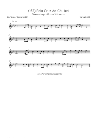 Harpa Cristã  score for Tenor Saxophone Soprano (Bb)