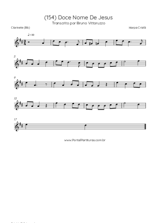 Harpa Cristã  score for Clarinet (Bb)