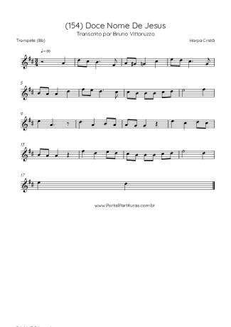 Harpa Cristã (154) Doce Nome De Jesus score for Trumpet
