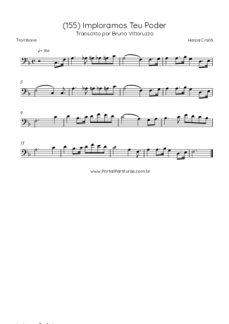 Harpa Cristã  score for Trombone