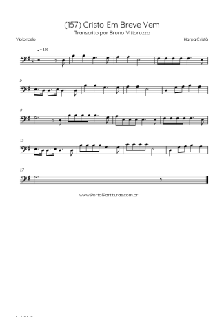 Harpa Cristã  score for Cello