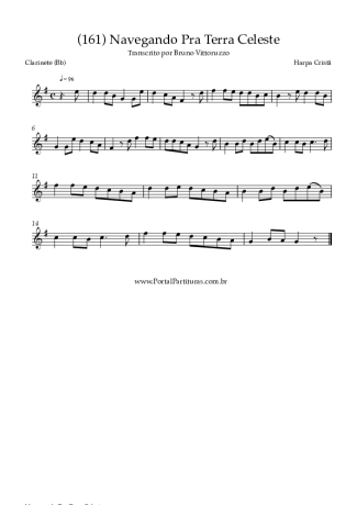 Harpa Cristã  score for Clarinet (Bb)