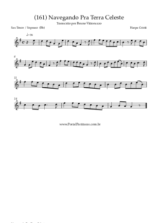 Harpa Cristã  score for Tenor Saxophone Soprano (Bb)