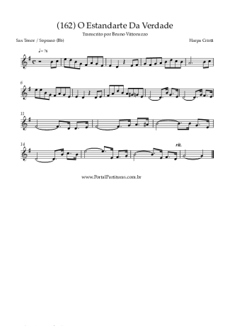 Harpa Cristã  score for Tenor Saxophone Soprano (Bb)