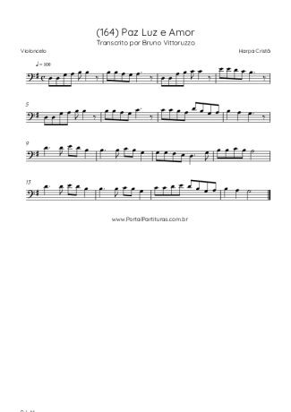 Harpa Cristã  score for Cello