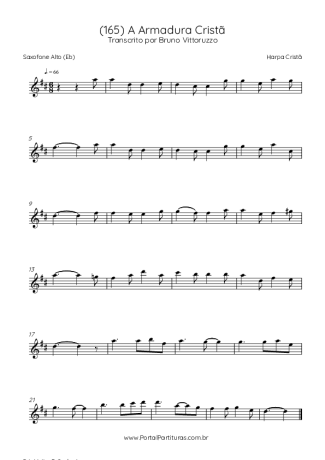 Harpa Cristã  score for Alto Saxophone