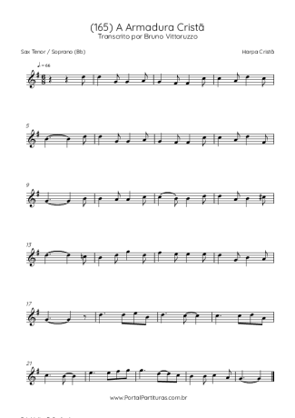 Harpa Cristã  score for Tenor Saxophone Soprano (Bb)