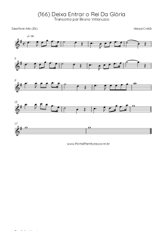 Harpa Cristã  score for Alto Saxophone