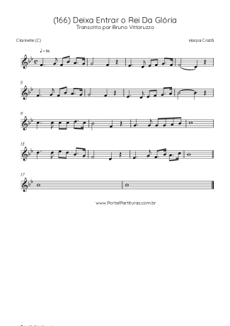 Harpa Cristã  score for Clarinet (C)