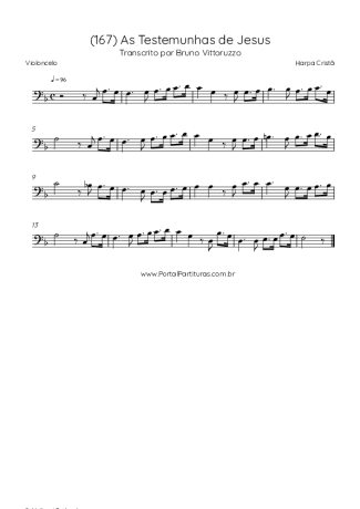 Harpa Cristã  score for Cello