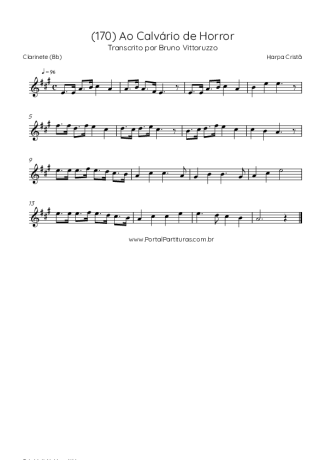 Harpa Cristã  score for Clarinet (Bb)